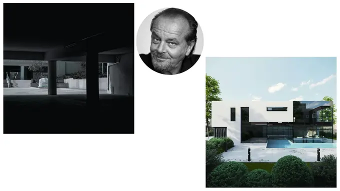 Jack Nicholson house Beverly Hills