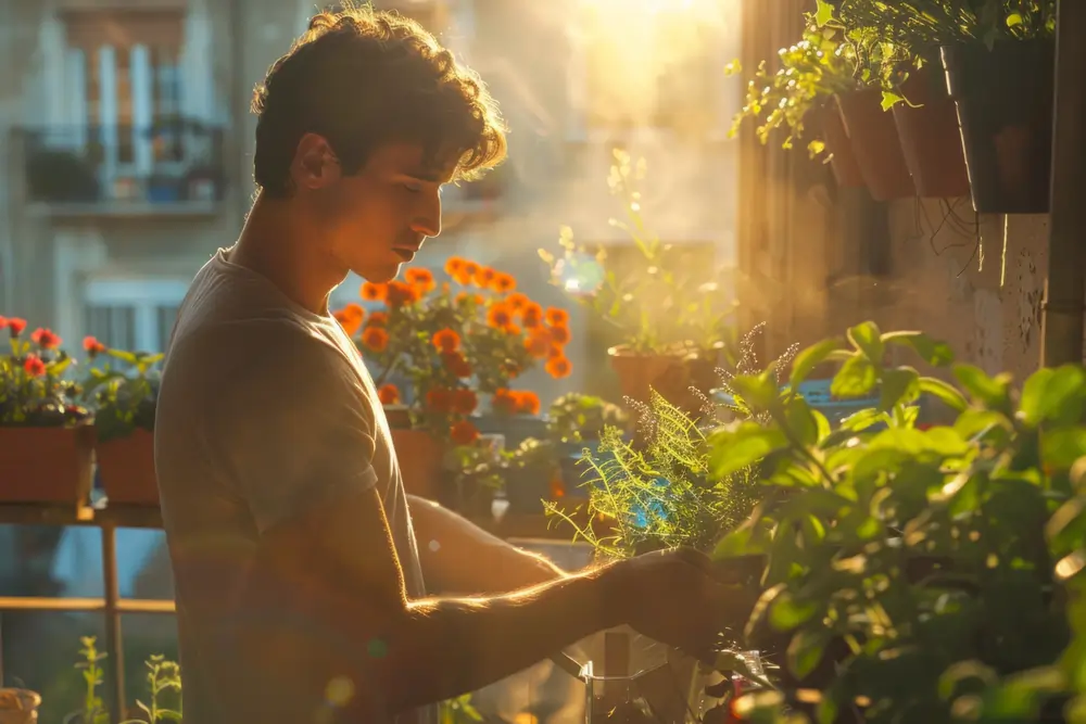 growing plants