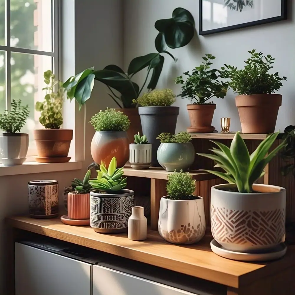 indoor plant pots