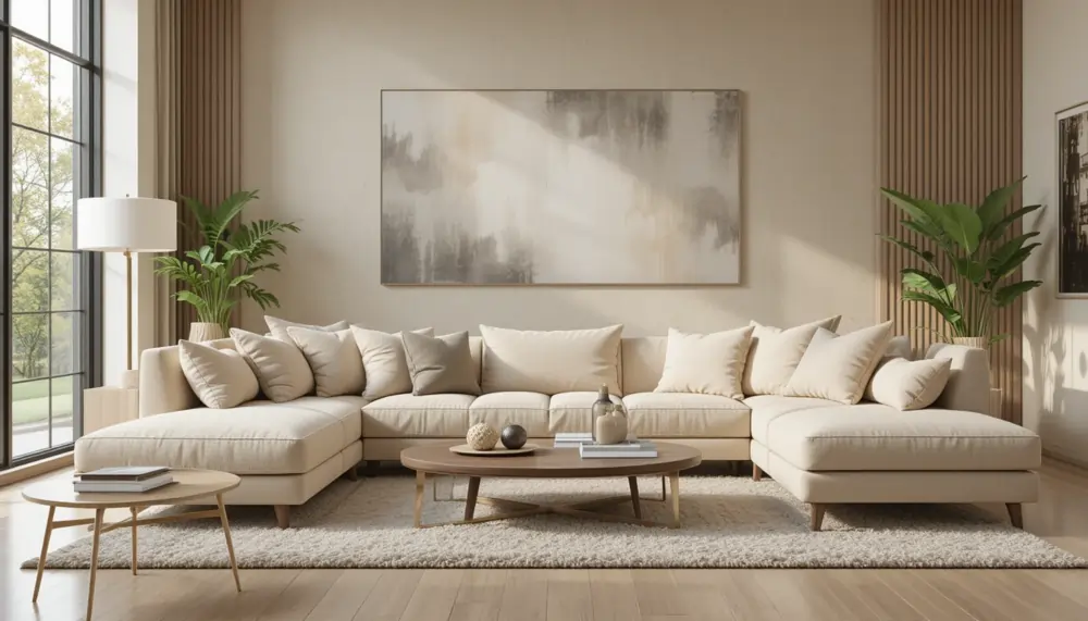 beige couch