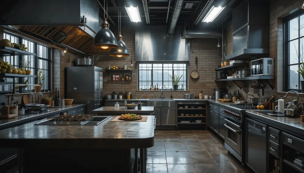 industrial kitchen