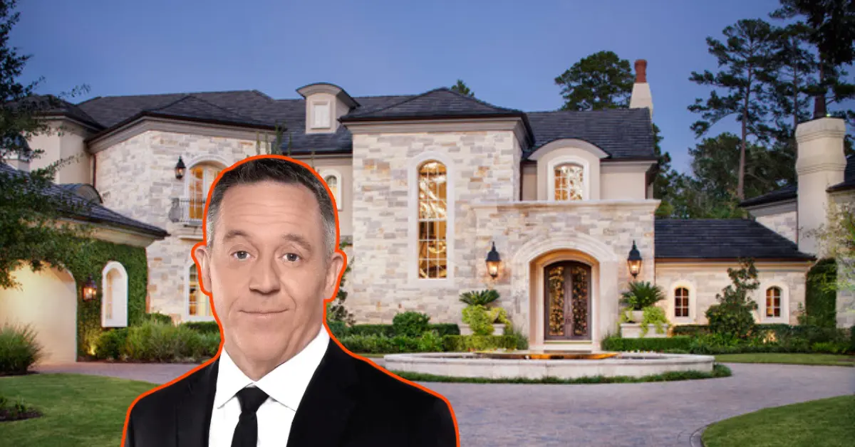 Greg Gutfeld House featuring the stunning $10.5M SoHo mansion exterior with modern design, luxury details, and NYC skyline view.