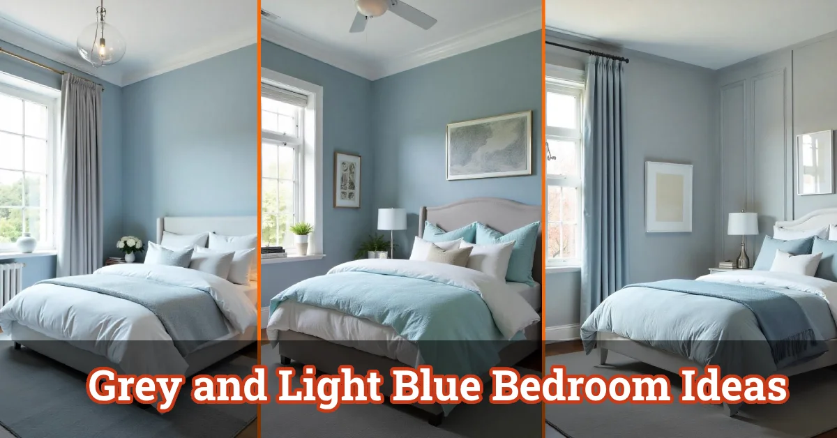 Grey and Light Blue Bedroom Ideas - 15 design techniques for creating serene sleep spaces in 2025.