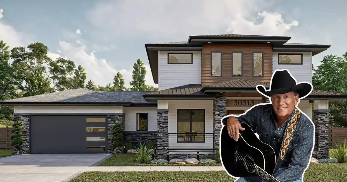 George Strait House custom adobe mansion featuring Southwestern architecture on 12-acre San Antonio Texas property.