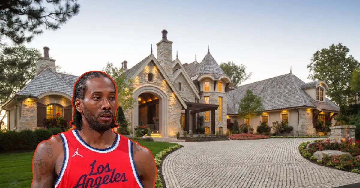 Kawhi Leonard House Pacific Palisades exterior featuring contemporary architecture, infinity pool and premium luxury amenities.