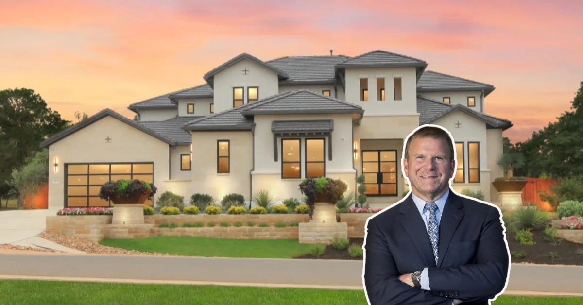 Tilman Fertitta House luxury mansion exterior with custom architecture and premium landscaping