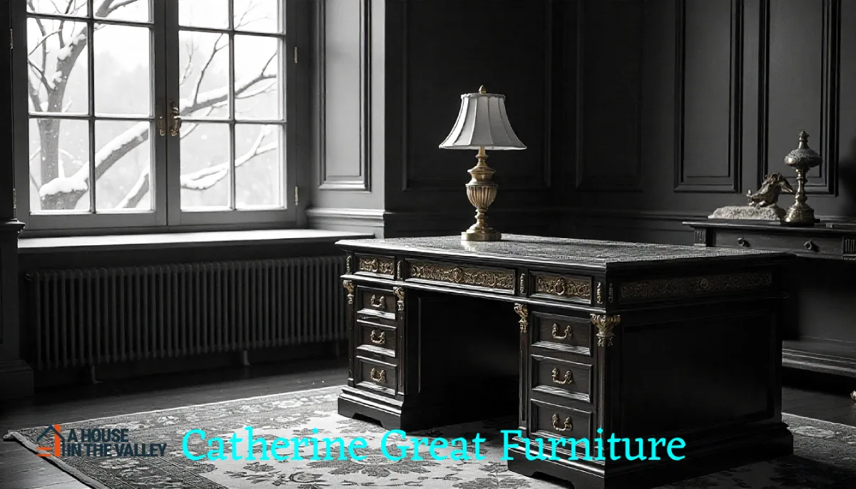 Elegant living room setup featuring Catherine Great Furniture with a classic sofa, coffee table, and decor showcasing timeless style.