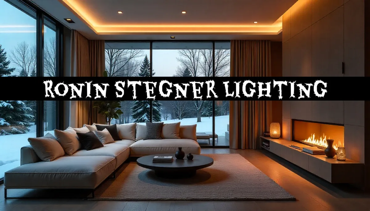 Modern interior illuminated with Ronin Stegner Lighting Design showcasing elegant fixtures that enhance space with creativity and ambiance.